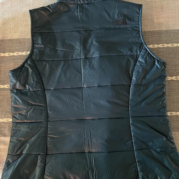 North Face Teal Puffy Vest - Picture 5 of 7